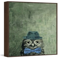 Mister Owly Floater uokviren slikati ispis na platnu