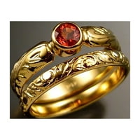 Frehsky prstenovi zlatni vjenčani prstenovi dva prstena nakit za rođendan prijedlog pokloni za angažman za angažman