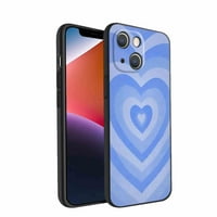 Slučaj srca- Telefon za iPhone za žene darovi muškaraca, mekani silikonski stil šok- Hearts-Heart-fure za iPhone