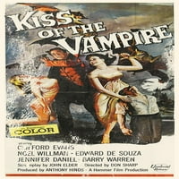 Poljubac vampira - uznemireni tisak plakata holivudskih arhiva fotografija holivudskih fotografija