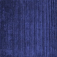 Ahgly Company zatvoreni pravokutnik Sažetak plave prostirke suvremenog područja, 2 '4'