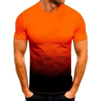Muške košulje s kratkim rukavima muškarci kratki rukavi tiskati okrugli vrat pulover majica bluza