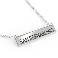 Ženska ogrlica sa šarmom u San Bernardinu od srebra