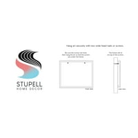 Stupell Industries Detaljan cvjetni buket Crtanje rustikalne staklenke Grafičke umjetnosti siva uokvirena umjetnost