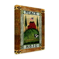 Zaštitni znak likovna umjetnost 'mir i nada' platno umjetnost Cheryl Bartley