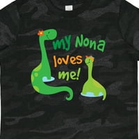 Inktastic Moja nona voli me unuk dinosaur poklon majice majice majice