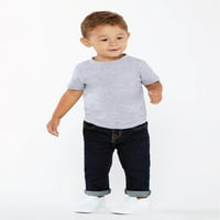 Majice za dojenčad i malu djecu s kratkim rukavima od pamuka, Majica s okruglim vratom od dresa, majica s