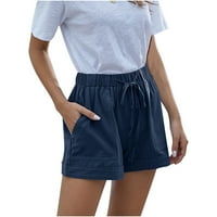 Xinqinghao kratke hlače za žene trendovske ljetne hladne kratke hlače plus kratke hlače labave elastične ležerne