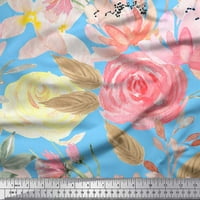 Pamučna Poplin Tkanina s cvjetnim printom u obliku lišća širine dvorišta