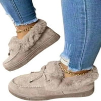 Avamo Women Bowknot Loafers klizne na prozračne tople cipele