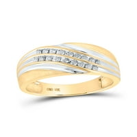 Muški zaručnički prsten od žutog zlata od 10 karata