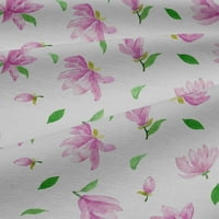 Oneoone viskoza Jersey tkanina divlje cvjetove akvarel dekor tkanina tiskana bty široka