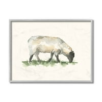 Ovce koje pasu na travnatom polju farme crtaju životinje, dizajn Ethana Harpera, 11 14
