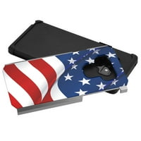 Hibridna tanka Futrola za telefon kompatibilna s HD-om - Nova Polovica američke zastave koja se vijori