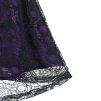 Blagdanske ponude za žene Rasprodaje ženske Plus size maturalne haljine čipkasta mrežasta prošivena mini haljina