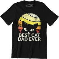 Najbolja mačka tata ikad - Dan tate Očev Awesome poklon majica za muške poklon
