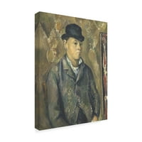 Zaštitni znak likovna umjetnost 'Umjetnici sin Paul' platno umjetnost Paul Cezanne