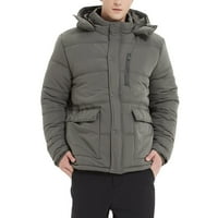 Muška jakna s kapuljačom u prodaji-Sport, Fitness, Vanjska ležerna jesensko-zimska izolirana kardigan jakna za