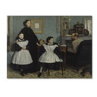 Zaštitni znak likovna umjetnost 'Obitelj Bellelli, 1858-67' Canvas Art by Edgar Degas