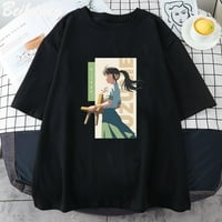 Jhpkjsuzume iwato suzume no tojimari majica unise prevelika grafička majica harajuku par pamučni kratki rukav