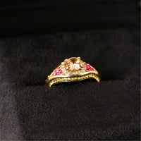 zaručnički prstenovi od cirkona okruglog reza za žene, ženski zaručnički prstenovi, ženski prsten za nakit, ženski