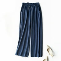 Ženske hlače A-Lister Modni prijedlozi Casual Proljeće / Ljeto Ženske ošišane hlače s elastičnim strukom donji