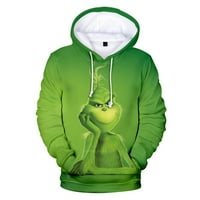 Ginch 3D Grafički pulover s kapuljačom Veste s kapuljačom za muškarce i žene