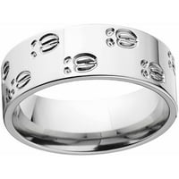 Muški zaručnički prsten od nehrđajućeg čelika s udobnim dizajnom