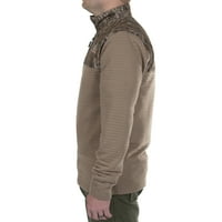 Muška lovačka jakna pulover s patentnim zatvaračem s patentnim zatvaračem, izuzetno velika veličina