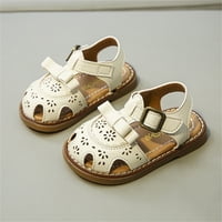 Dječje sandale sandale Ljetne sandale s vrhovima nožnih prstiju luke ravne dno cipela za malu djecu za ljetne