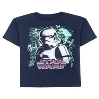 Zvjezdani ratovi Dječaci grafički majica s kratkim rukavima, 2-pack, veličine 4-18