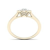 10-karatni zaručnički prsten od 13-karatnog dijamanta od 13-karatnog dijamanta