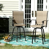 29,9-inčna barska stolica za popločani dio dvorišta, ukupna težina predmeta: 46 kilograma, Prozračna tkanina za