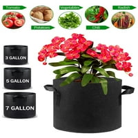 Galon uzgajajte vrećicu vrtna prozračivanje posuda za sadnja s ručkama za biljke voća