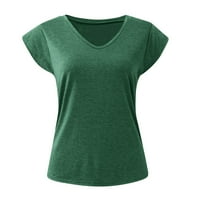 Ženske ljetne majice, Ženske Ležerne majice kratkih rukava, osnovna ljetna majica, jednobojni top