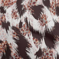Oneoone pamučni kambric maroon tkanina za prešivanje životinjske kože Pričvršćivanje tkanine za šivanje po dvorištu