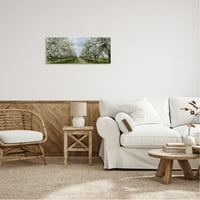 Stupell Industries cvjetaju bijele cvjetne pupoljke drveće voćnjak livada platna zidna umjetnost, 13, dizajn Kim