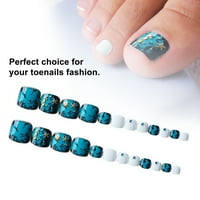 Dekor Store Patch za nokte Jednostavan za upotrebu bez ikakvih ABS pedikura lažni savjeti za proširenje za žene