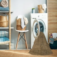 Ahgly Company stroj za pranje unutarnjeg kvadrata Sažetak sažetak smeđe pješčane smeđe prostirke, 4 'kvadrat