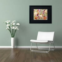 Zaštitni znak likovna umjetnost Hydrangeas i anemones Canvas Art by Silvia Vassileva, Black Matte, crni okvir