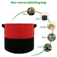 Huanledash unutarnja cvjetna vrećica prozračna veliki kapacitet zadebljana sadnja netkana tkanina cvijeće povrće