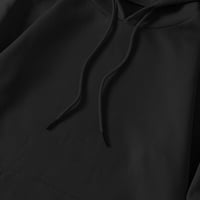 Beppter ženski slovo grafički ispis hoodie casual dugih rukava džepni džemnik gornji dukseric