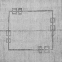 Moderni pravokutni tepisi za sobe u jednobojnoj sivoj boji, 6' 9'