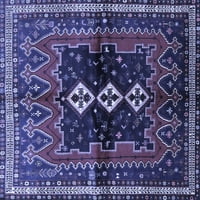 Tvrtka alt strojno pere tradicionalne prostirke za sobe u Perzijskom plavom kvadratnom presjeku, kvadrat 4'