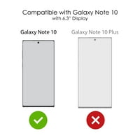 Različiti slučaj za Samsung Galaxy Napomena - Prilagođeni ultra tanki tanki crni plastični poklopac - plavi ružičasti