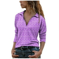 Ženske dukserice s dugim rukavima, Modni jednobojni široki pulover s dekolteom u obliku slova a, Ležerne bluze