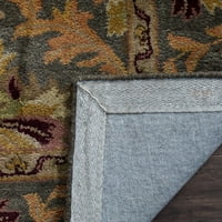 Tradicionalni cvjetni tepih od vune, Zlatna kadulja, 2'3 12'