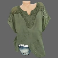 majice za žene ljetna obična ležerna bluza s izrezom u obliku slova u i otvorenim leđima, majica, ženski vrhovi