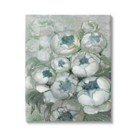 Stupell moderni bijeli proljetni pupoljci božura botanička i Cvjetna galerija Slikarstvo omotano platno tiskanje