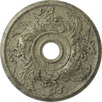 Столярная rad Ekena 5 8 OD 5 8ID 7 8P Stropni medaljon acanthus omogućuje klijentu Twist, ručno oslikane po замковому